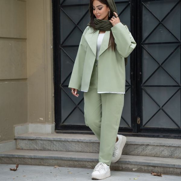 کت شلوار لینن تابستونه