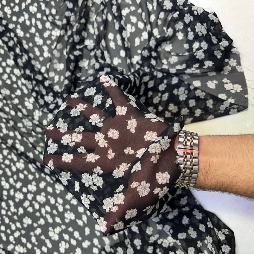 فروش اینترنتی پارچه حریر شیفون جذاب 4