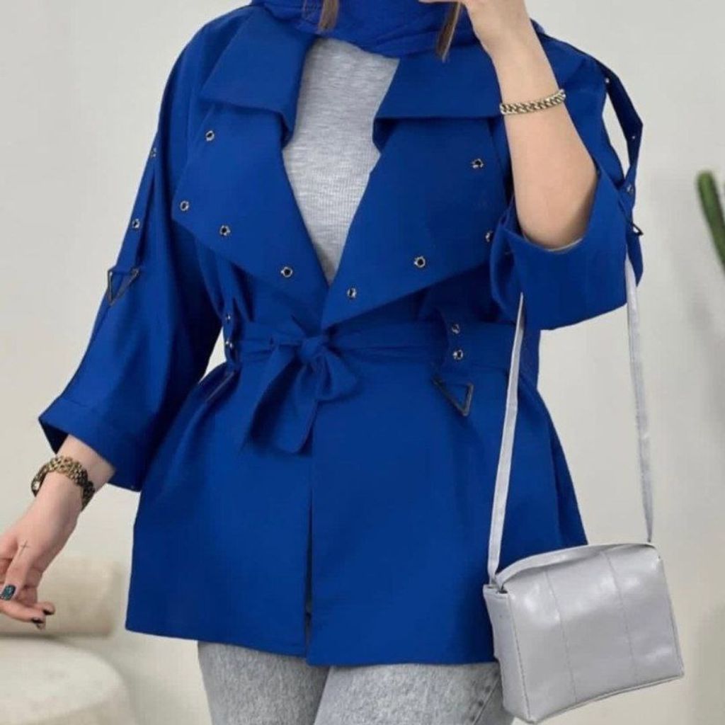 قیمت مانتو ترلان .داکرون.تک رنگ مشکی