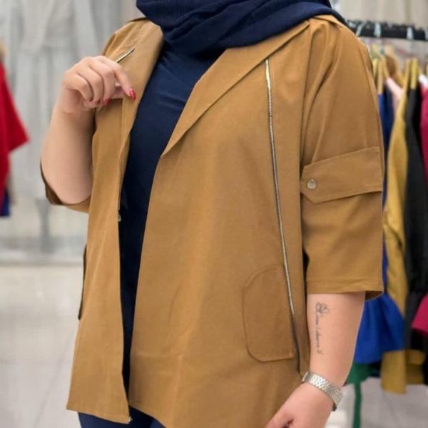 مانتو مدل دلسا .داکرون .تک رنگ مشکی