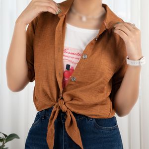خرید اینترنتی شومیز گره ای لیمارا پاد