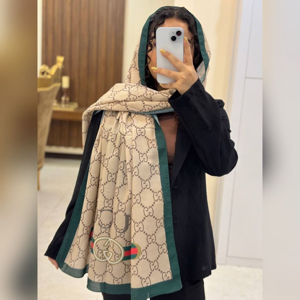 خرید انلاین شال گوچی تابستانه تمام نخ