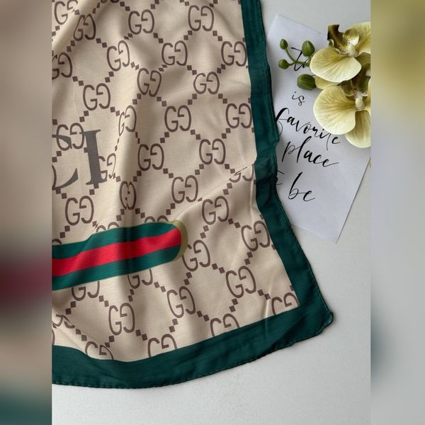 شال گوچی تابستانه تمام نخ8
