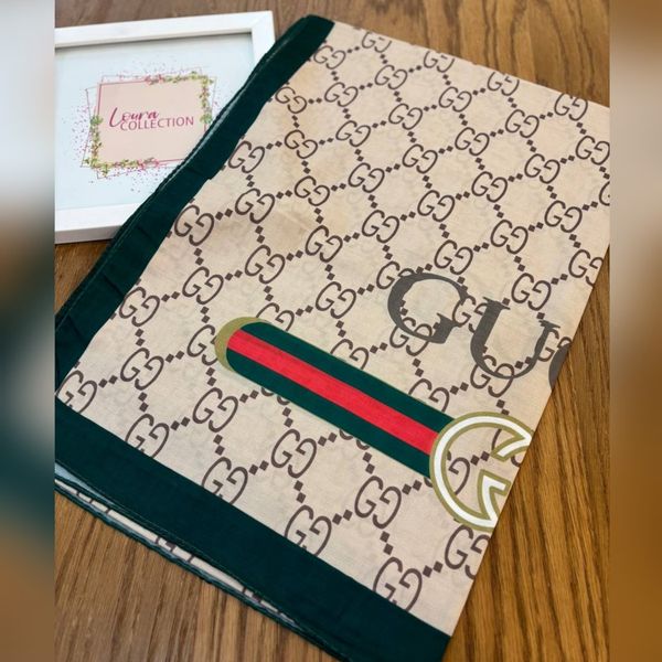 شال گوچی تابستانه تمام نخ8