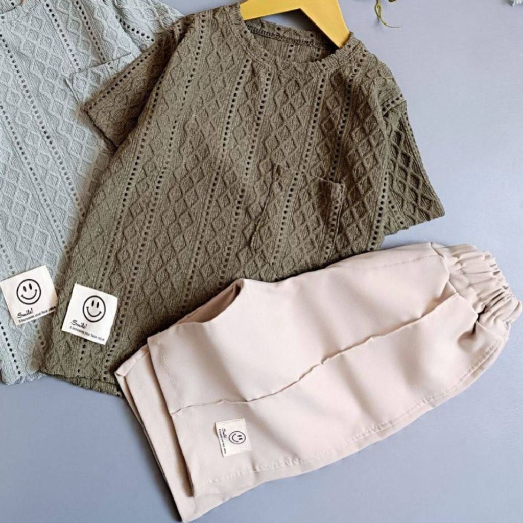 خرید انلاین ست پسرانه تیشرت و شلوارک مراکشی