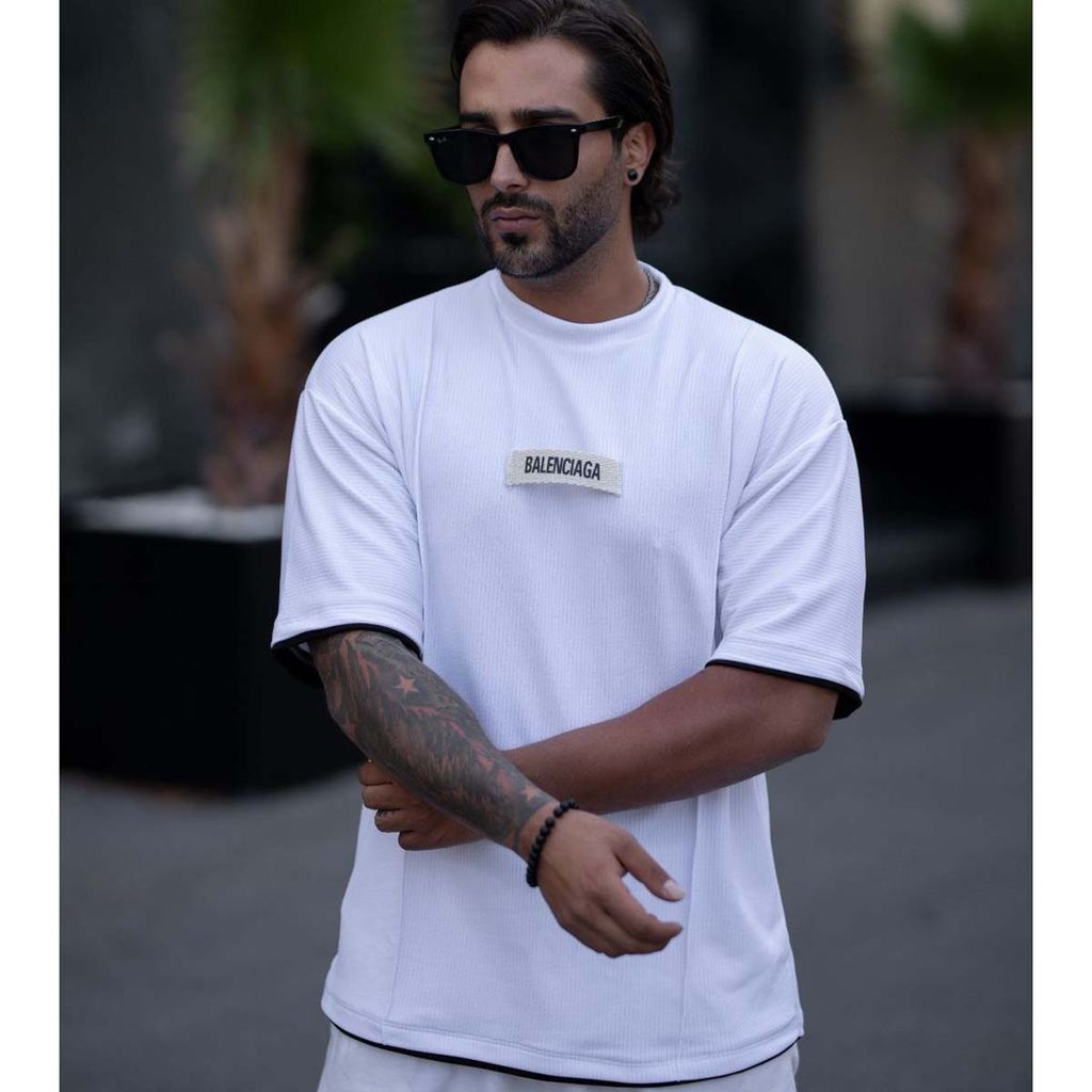 خرید اینترنتی تیشرت مراکشی کبریتی بالنسیاگا (در چند رنگبندی)