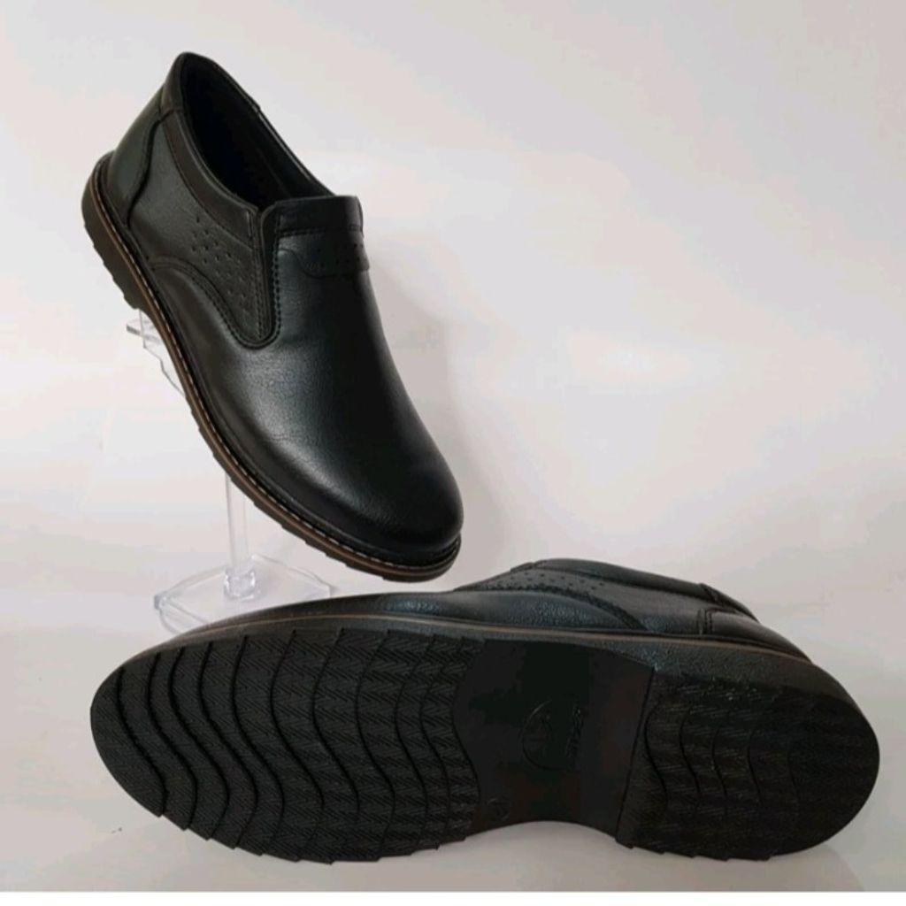 فروش اینترنتی کفش مردانه رسمی اداری ساده کشی رنگ مشکی