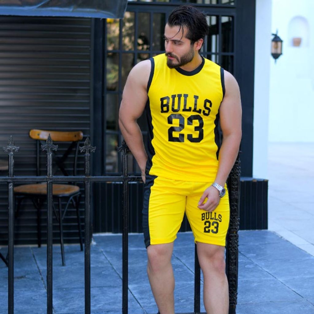 خرید انلاین ست تاپ شلوارک مدل Bulls (در چند رنگبندی)