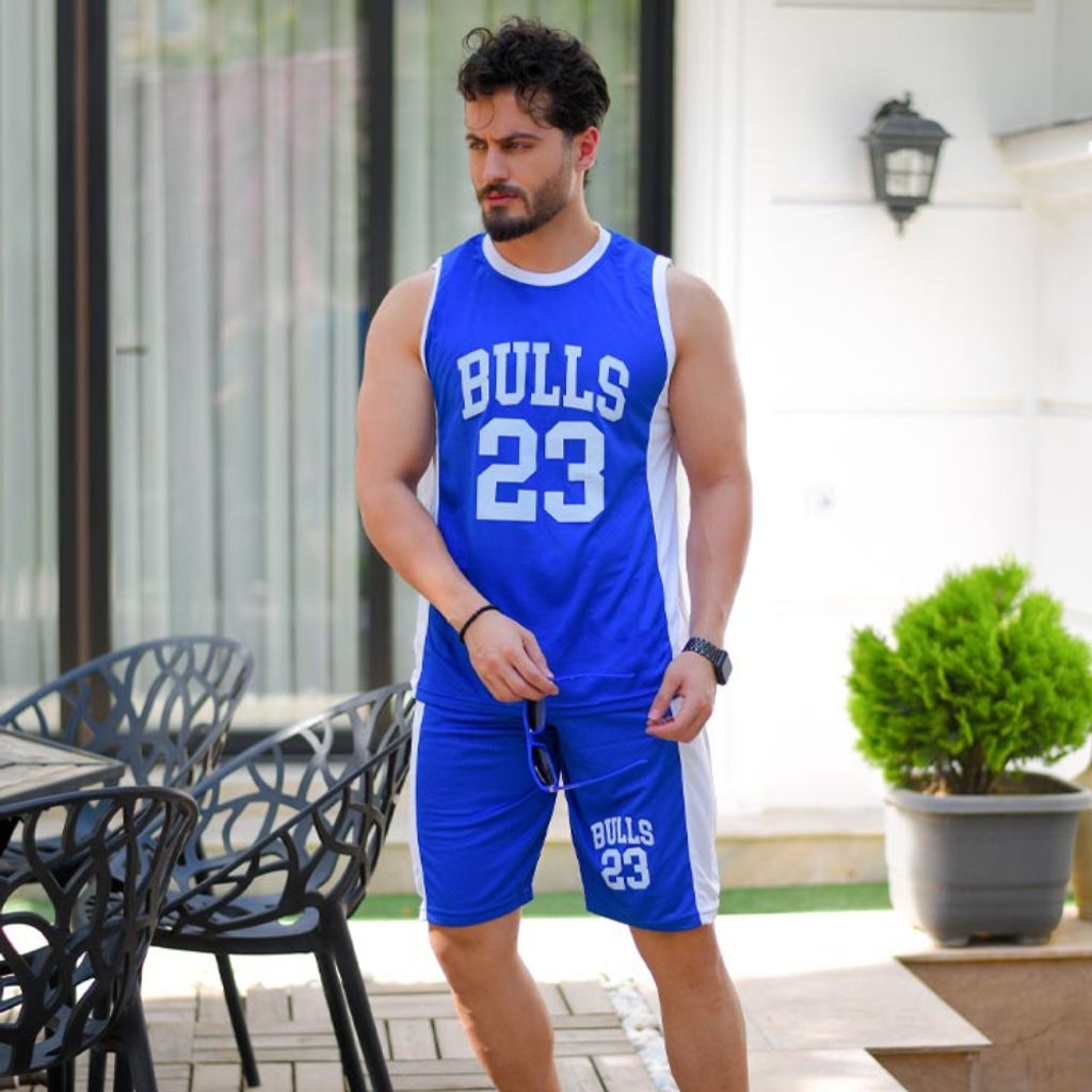 خرید انلاین ست تاپ شلوارک مدل Bulls (در چند رنگبندی)
