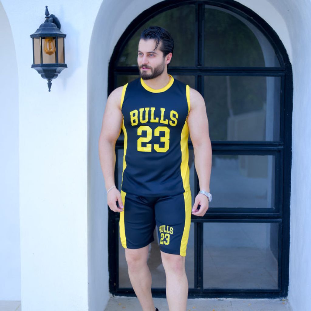 قیمت ارزان ست تاپ شلوارک مدل Bulls (در چند رنگبندی)