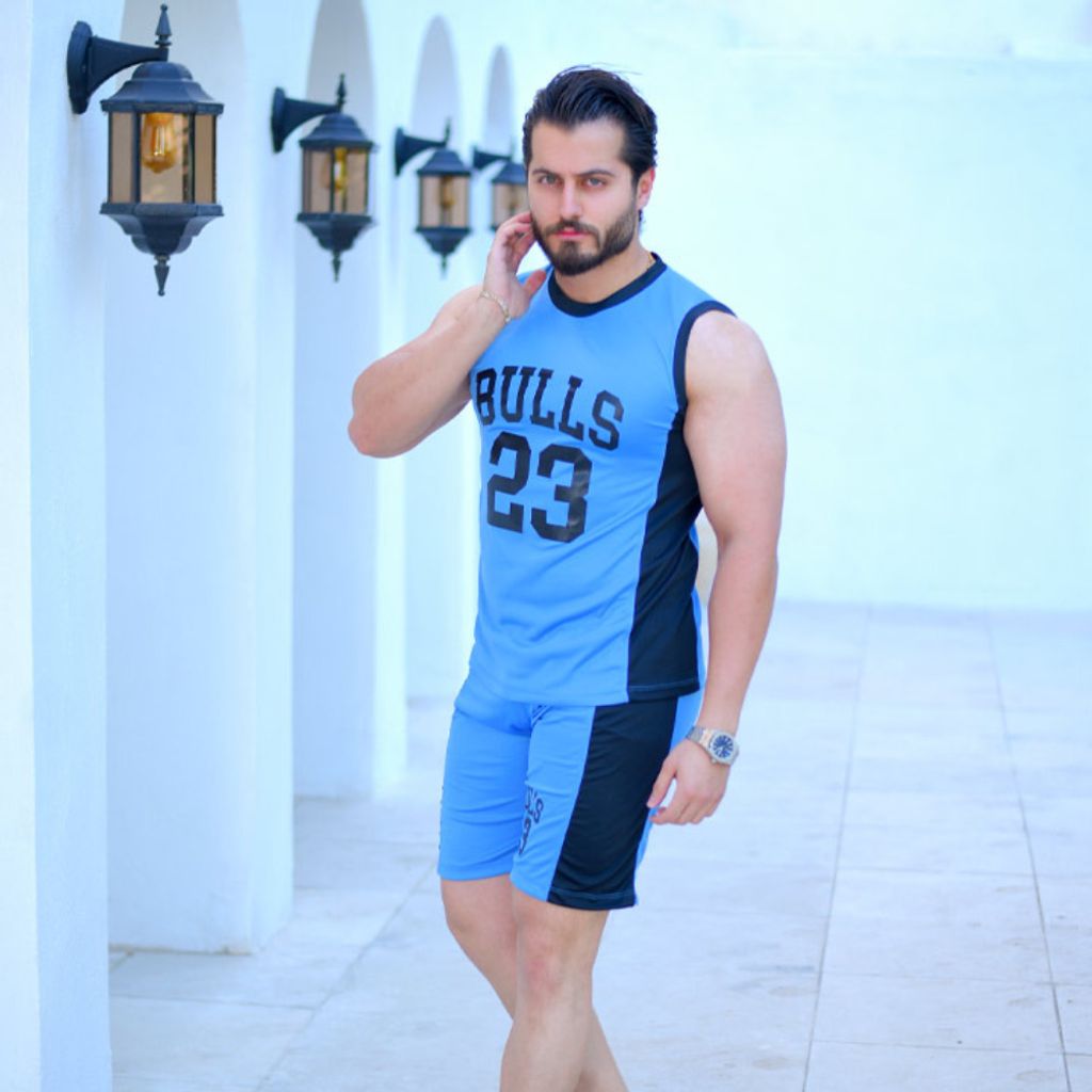 خرید آنلاین ست تاپ شلوارک مدل Bulls (در چند رنگبندی)
