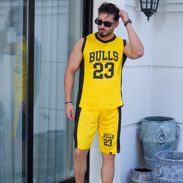 ست تاپ شلوارک مدل Bulls (در چند رنگبندی)