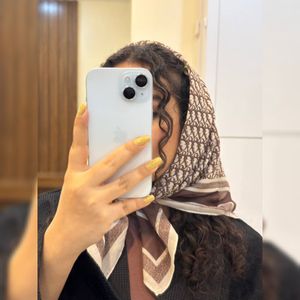 خرید انلاین مینی اسکارف  تمام نخ دیور