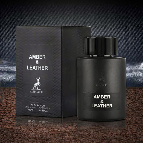 عطر ادکلن باکیفیت زنانه آمبر لدر الحمبرا - 100 میل - هولوگرام اورجینال