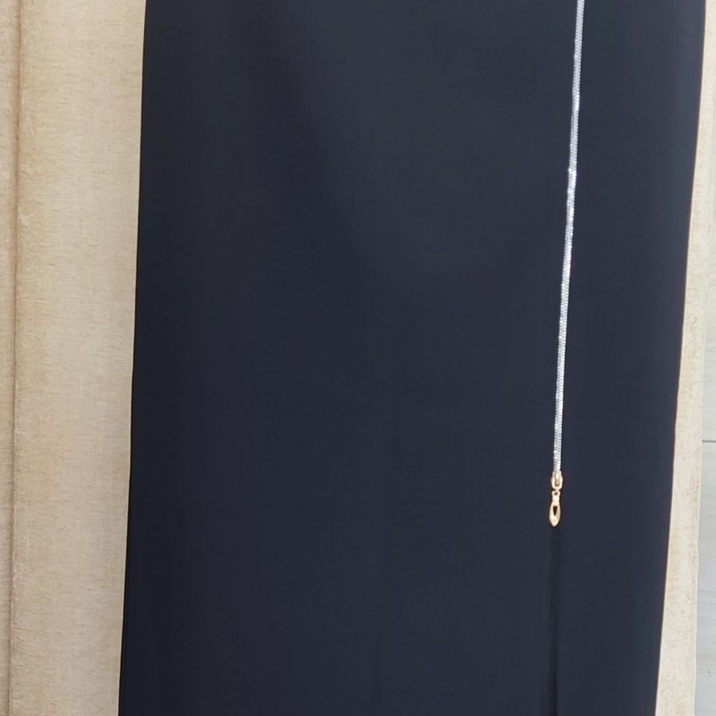 فروش اینترنتی دامن زنانه مجلسی بلند ویسکوز مشکی