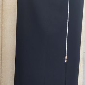 فروش اینترنتی دامن زنانه مجلسی بلند ویسکوز مشکی