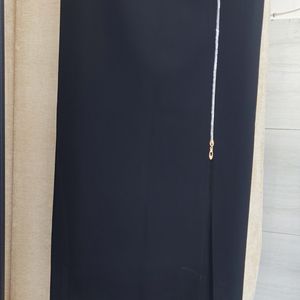 خرید انلاین دامن زنانه مجلسی بلند ویسکوز مشکی