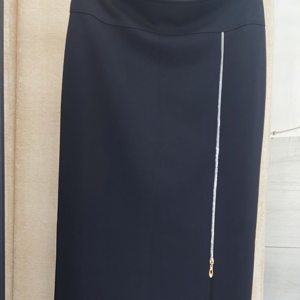 خرید انلاین دامن زنانه مجلسی بلند ویسکوز مشکی