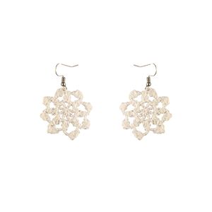 قیمت ارزان گوشواره دست ساز قلاب بافی - Gosh - 005
