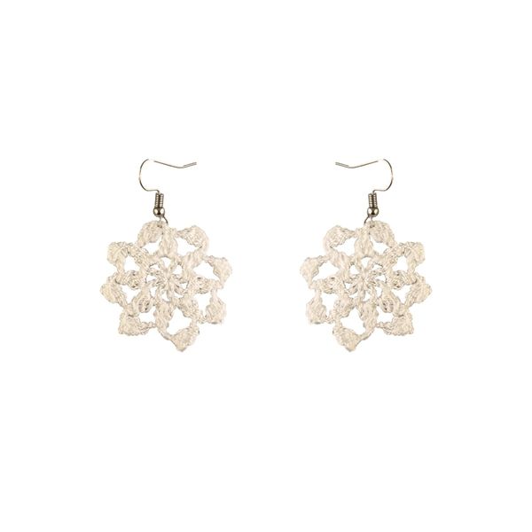 گوشواره دست ساز قلاب بافی - Gosh - 005
