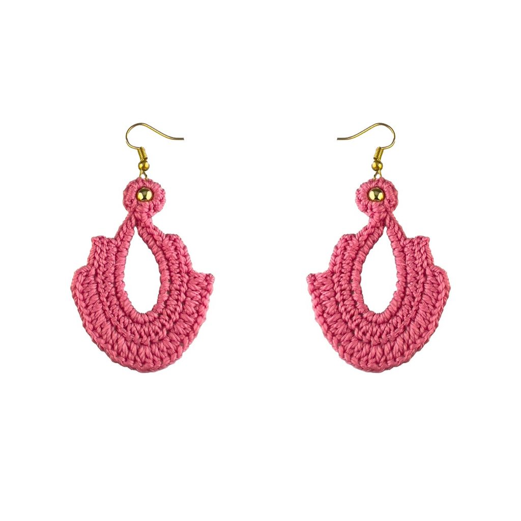 مشخصات گوشواره دست ساز قلاب بافی - Gosh - 006