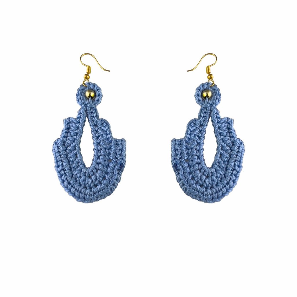 فروش اینترنتی گوشواره دست ساز قلاب بافی - Gosh - 006