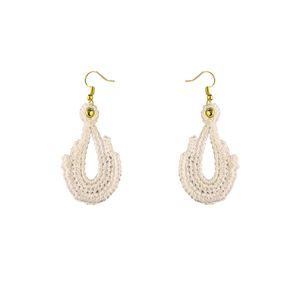 خرید اینترنتی گوشواره دست ساز قلاب بافی - Gosh - 006