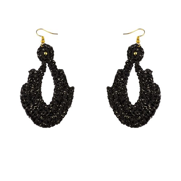 گوشواره دست ساز قلاب بافی - Gosh - 006