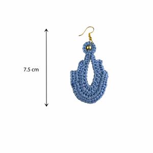 قیمت ارزان گوشواره دست ساز قلاب بافی - Gosh - 006
