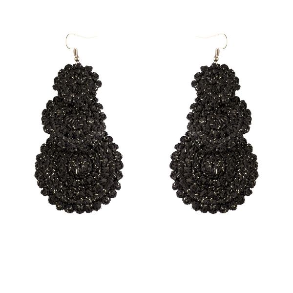 گوشواره دست ساز قلاب بافی - Gosh - 007