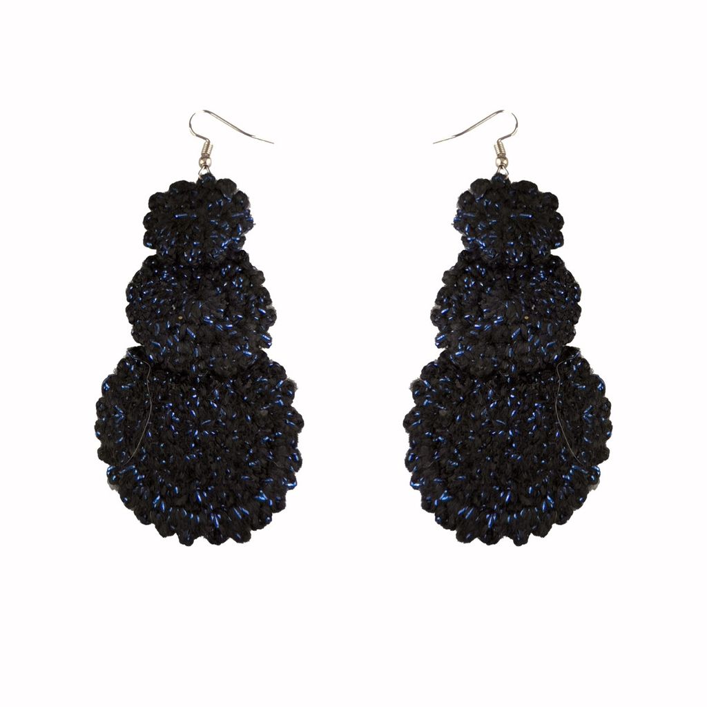 فروش اینترنتی گوشواره دست ساز قلاب بافی - Gosh - 007