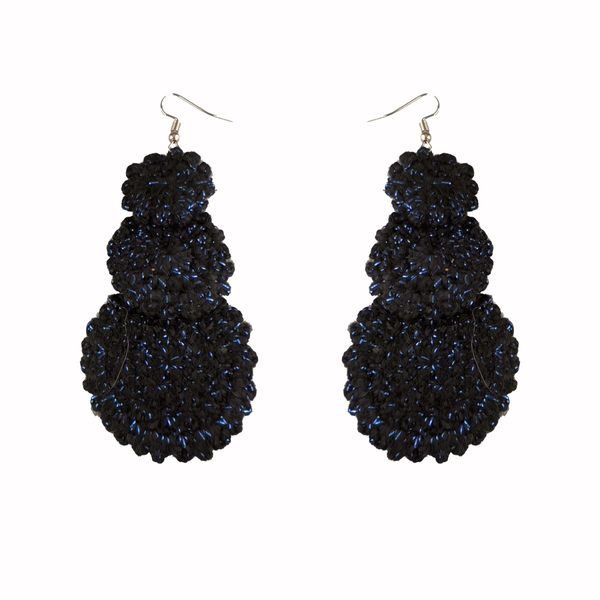 گوشواره دست ساز قلاب بافی - Gosh - 007