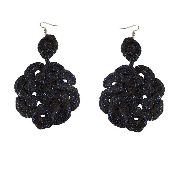 گوشواره دست ساز قلاب بافی - Gosh - 008