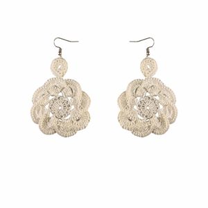 مشخصات گوشواره دست ساز قلاب بافی - Gosh - 008