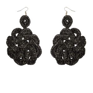 گوشواره دست ساز قلاب بافی - Gosh - 008