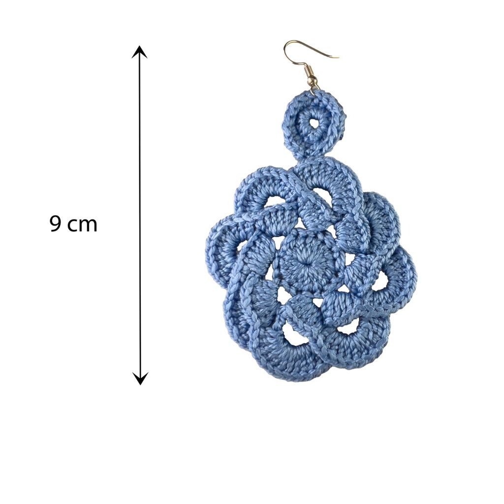 خرید انلاین گوشواره دست ساز قلاب بافی - Gosh - 008