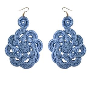 خرید اینترنتی گوشواره دست ساز قلاب بافی - Gosh - 008