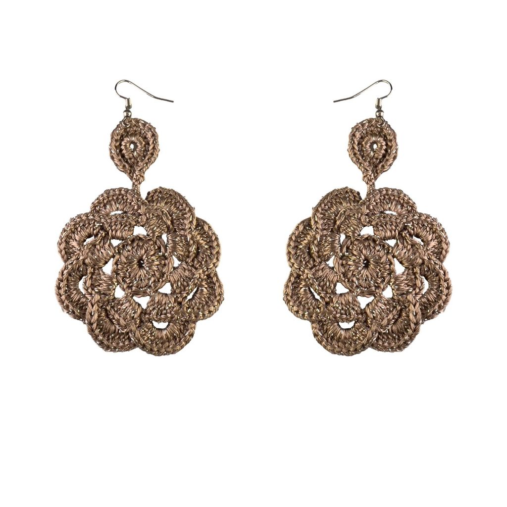 خرید انلاین گوشواره دست ساز قلاب بافی - Gosh - 008