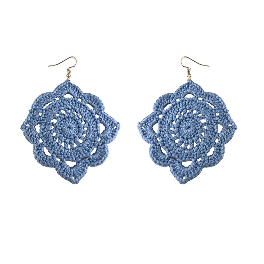 خرید آنلاین گوشواره دست ساز قلاب بافی - Gosh - 009