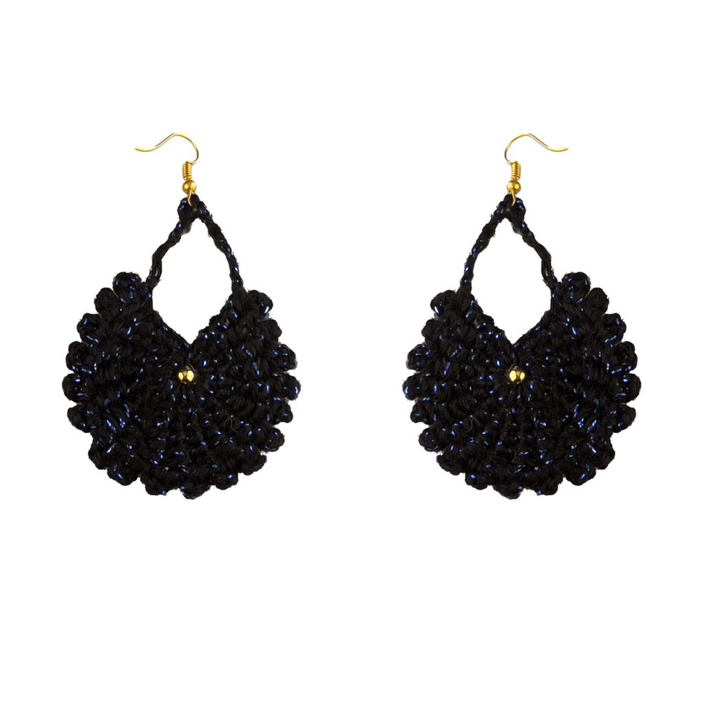 قیمت ارزان گوشواره دست ساز قلاب بافی - Gosh - 010