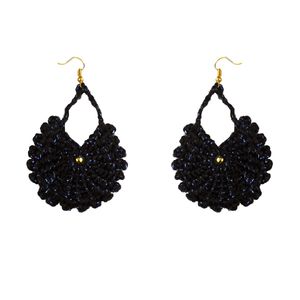 قیمت ارزان گوشواره دست ساز قلاب بافی - Gosh - 010