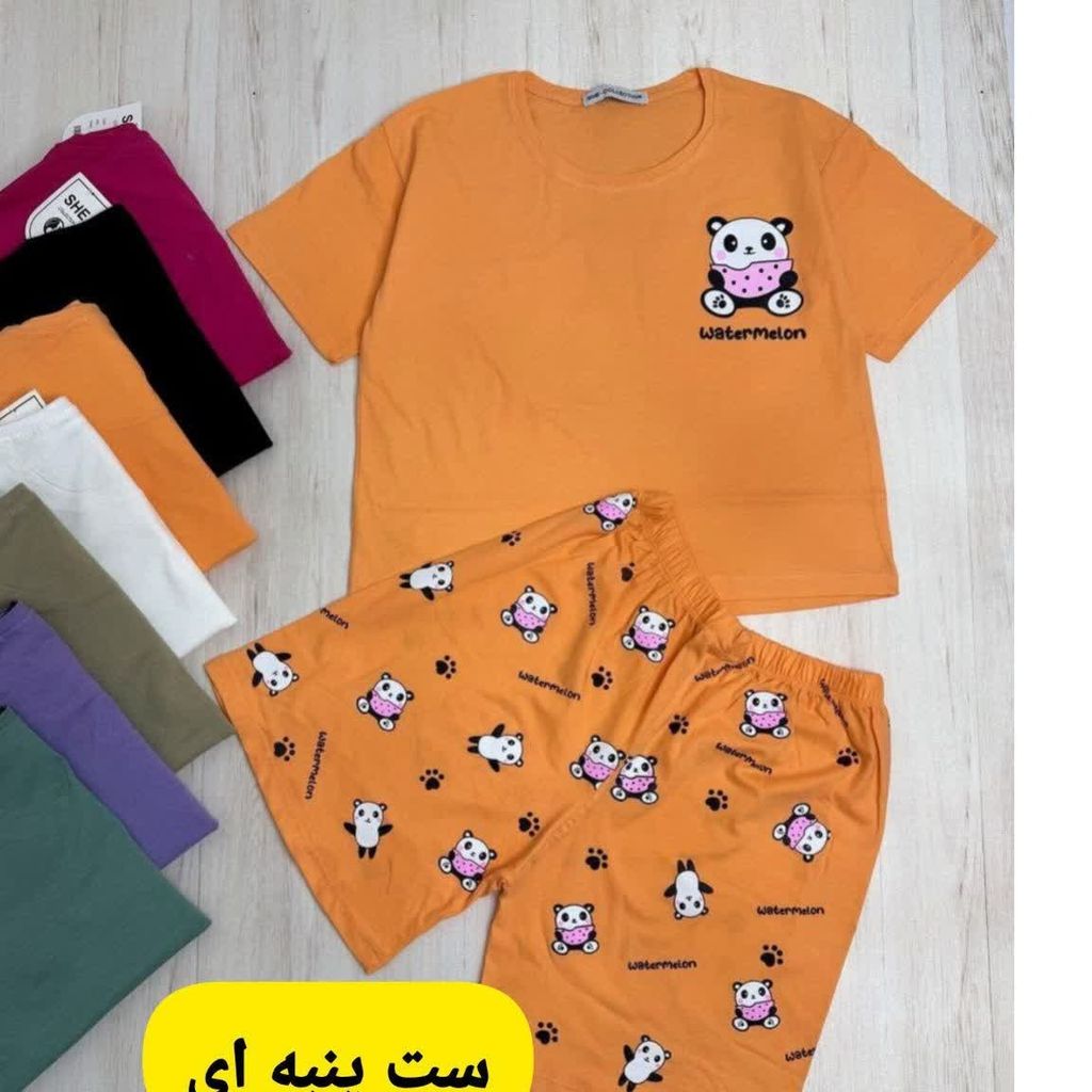خرید اینترنتی ست کراپ شلوارک زنانه st1906