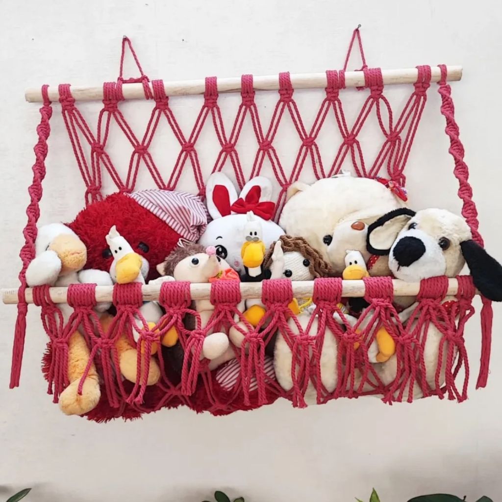 قیمت ارزان نگهدارنده عروسک مکرومه بافی طرح ساران