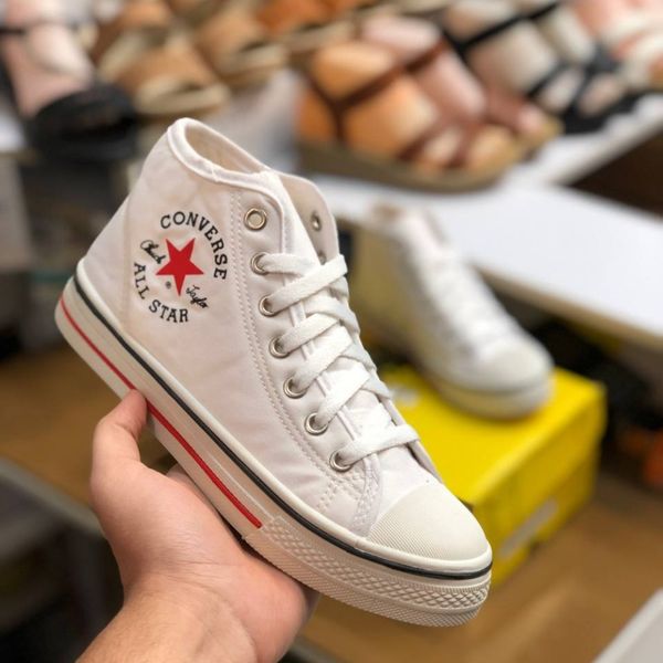 کفش الستار زنانه کانورس سفید