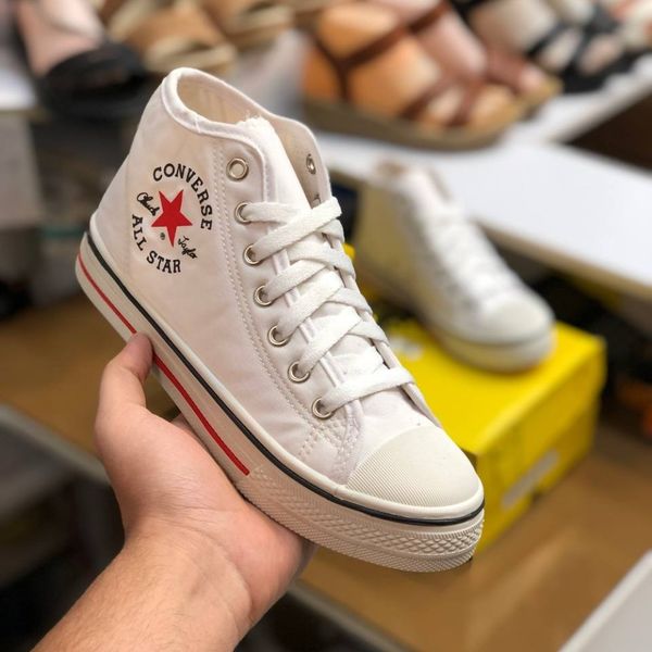 کفش الستار زنانه کانورس سفید