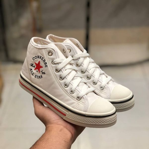 کفش الستار زنانه کانورس سفید