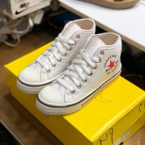 قیمت ارزان کفش الستار زنانه کانورس سفید