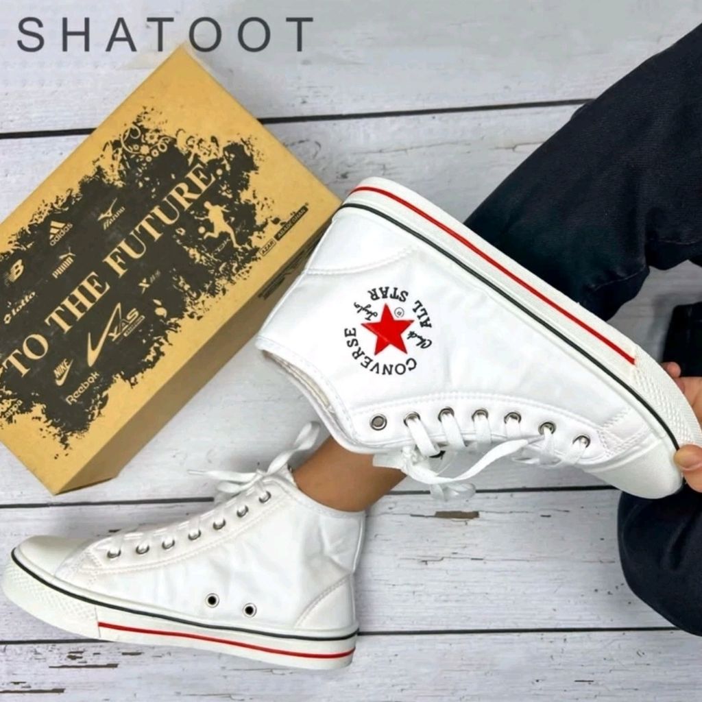 خرید آنلاین کفش الستار زنانه کانورس سفید