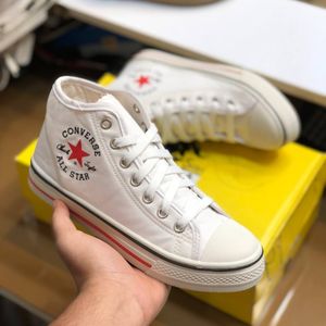 قیمت ارزان کفش الستار زنانه کانورس سفید