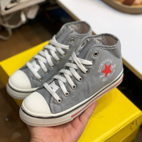 کفش الستار زنانه کانورس طوسی